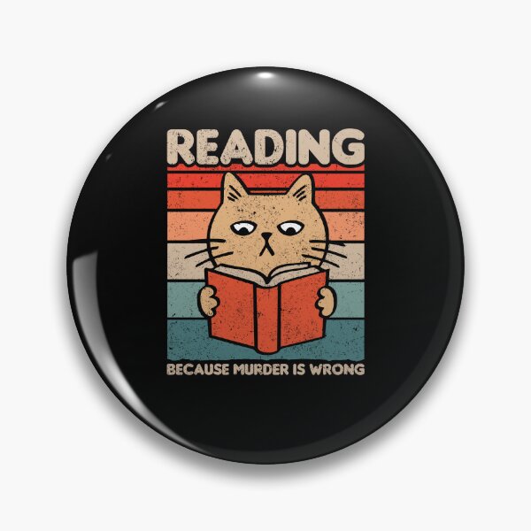 Item preview, Reading Because Murder Is Wrong - Funny Book Reader & Lover Gift designed and sold by anerahilsya.