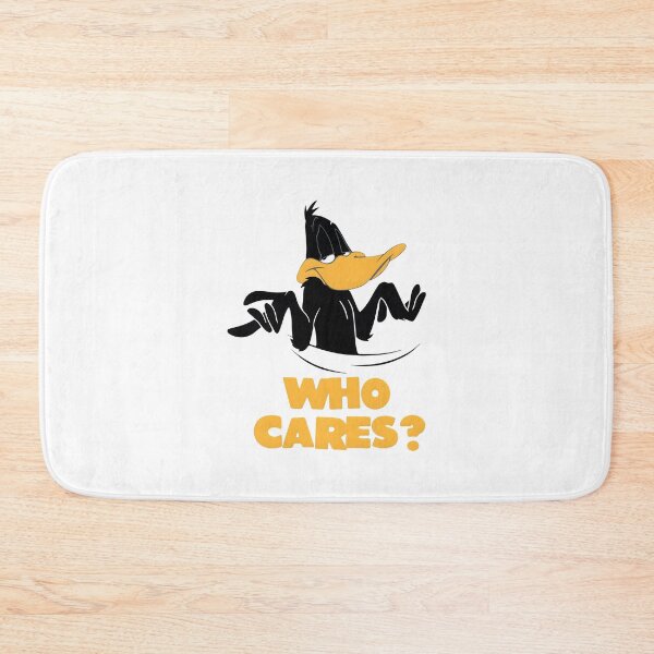 Item preview, Who Cares Sarcastic Shrugging Duck Cartoon Retro Parody designed and sold by brookegentryen.