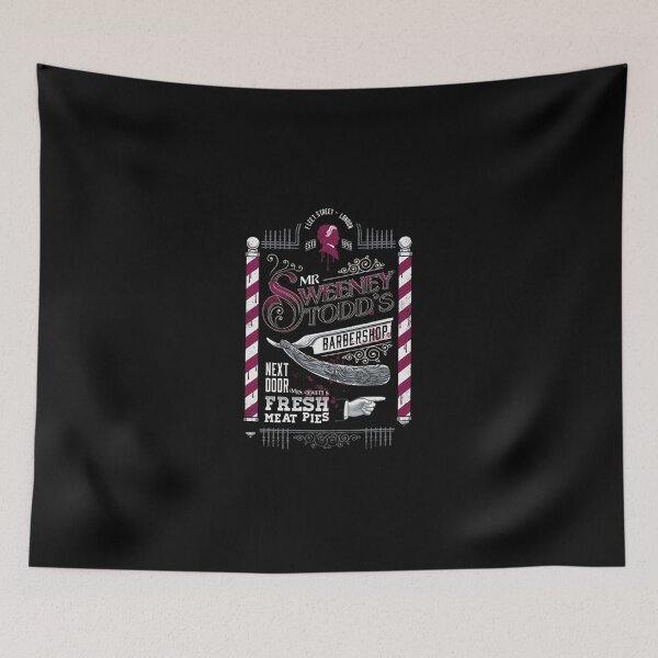 Item preview, Vintage Barbershop Shaving Razor Splatter Horror Art designed and sold by TINASEALEYs.