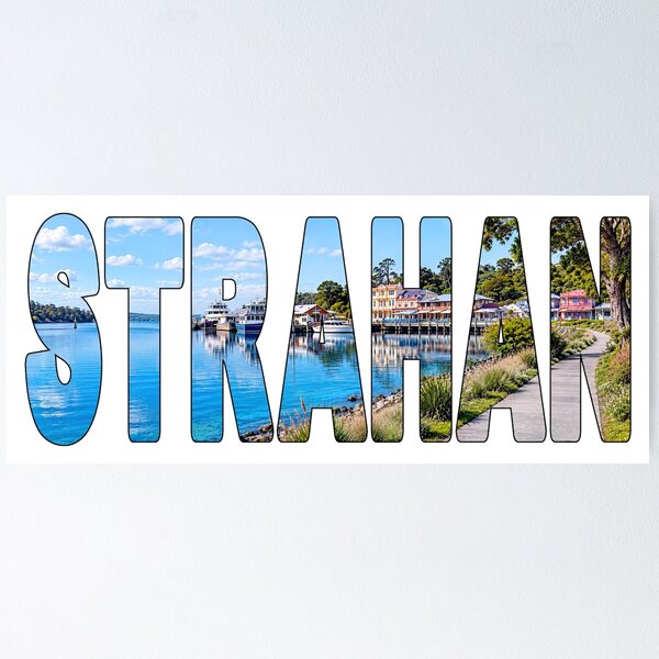 Item preview, STRAHAN - Australia Historic Mining Port Town Beautiful Foreshore Walk designed and sold by Adam Gormley.
