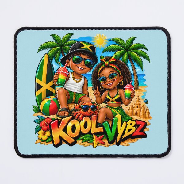 Item preview, Kool Vybz Jamaican Beach Kids Tropical Summer Vibe designed and sold by digitalbob60.