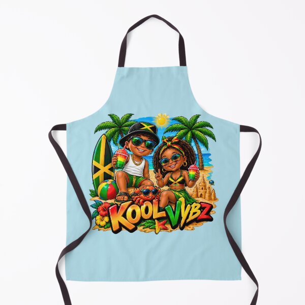 Item preview, Kool Vybz Jamaican Beach Kids Tropical Summer Vibe designed and sold by digitalbob60.
