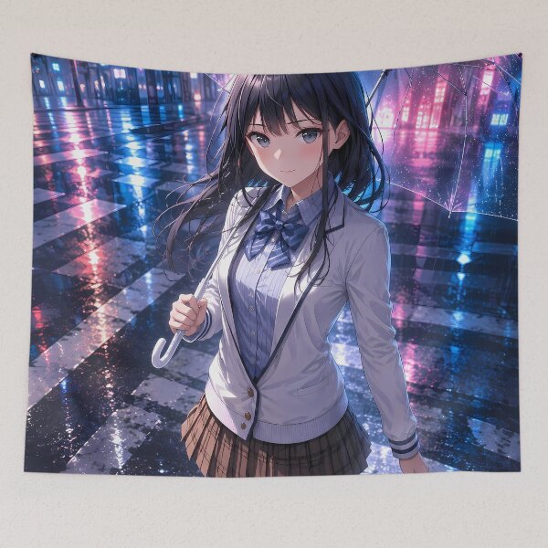 Item preview, Aki Adagaki Masamune Kun Revenge Neon Rain designed and sold by mildaclairmo.