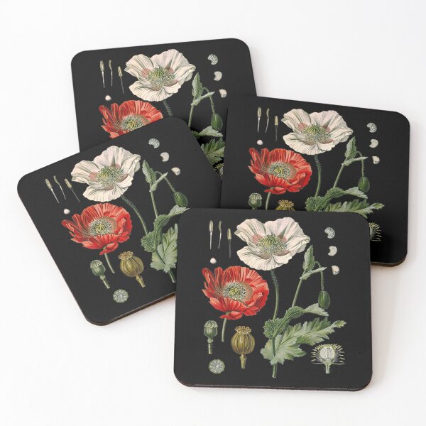 Item preview, Red Poppy flower Botanical Poppies Red Poppy  designed and sold by PhocoNibict.