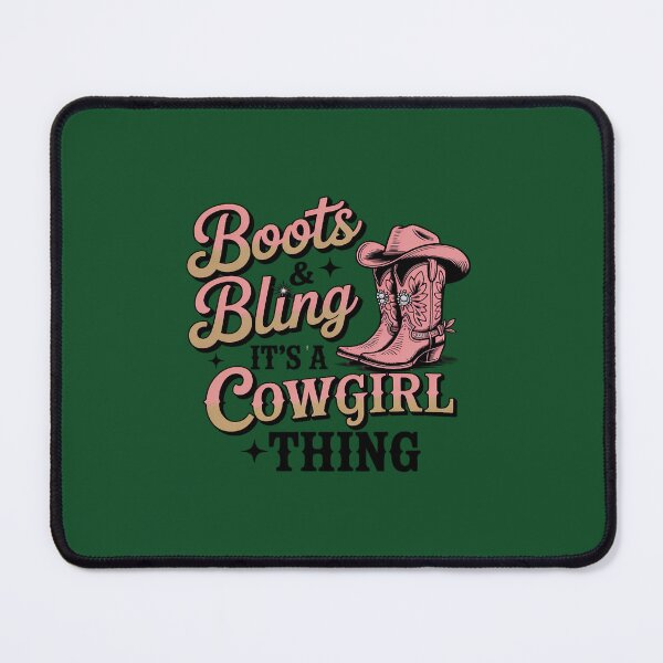 Item preview, Boots &_ Bling its a Cowgirl Thing Black Cowgirl Melanin designed and sold by PBandDoodlese.