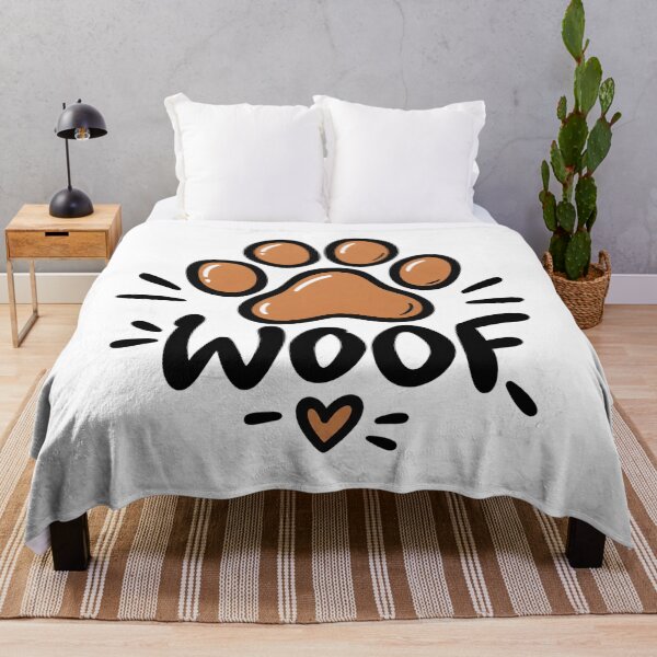 Artikelvorschau, Cute Dog Paw WOOF Doodle entworfen und verkauft von Down Zero.