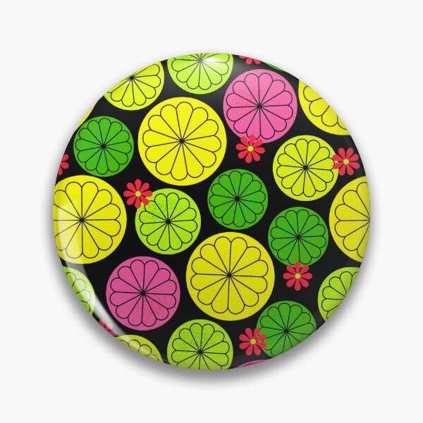 Item preview, Pink Lemonade Pattern: Vibrant Lemon & Lime Slices designed and sold by DEC02.