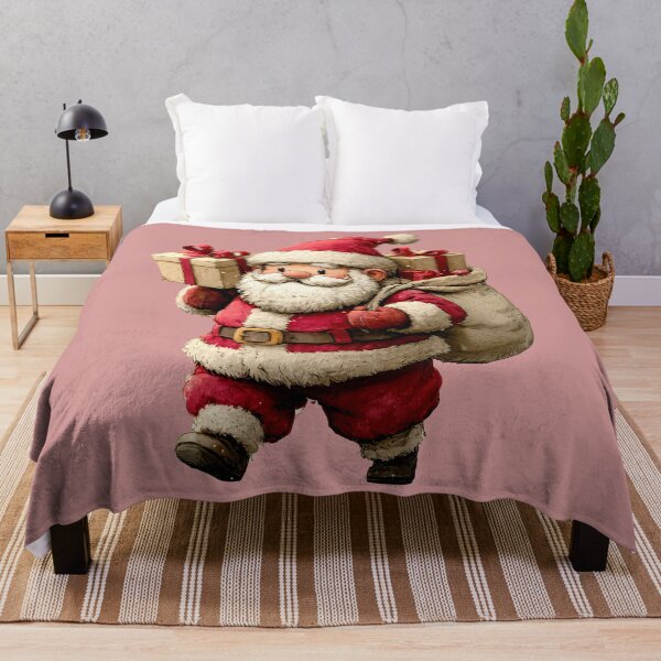 Item preview, Charming Vintage Style Santa Claus with Gifts designed and sold by colorful-white.