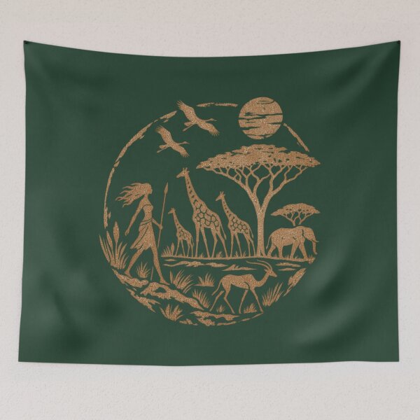 Item preview, African Safari Wildlife Graphic designed and sold by JonelCrafts.