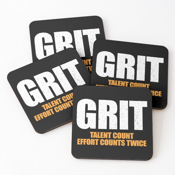 Item preview, Grit Effort Counts Twice - Inspirational Motivational Saying designed and sold by anerahilsya.