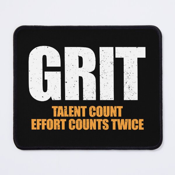 Item preview, Grit Effort Counts Twice - Inspirational Motivational Saying designed and sold by anerahilsya.