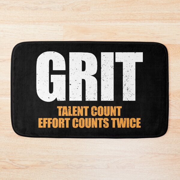 Item preview, Grit Effort Counts Twice - Inspirational Motivational Saying designed and sold by anerahilsya.