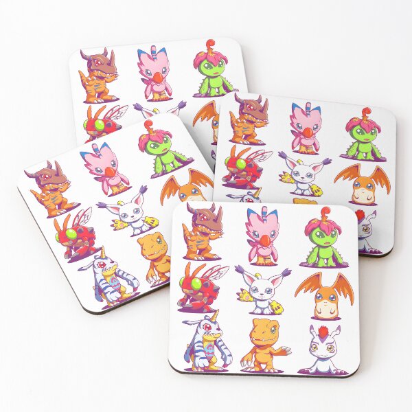 Item preview, Classic Rookie Digital Monsters all Squad Grid Art cute illustration  designed and sold by sabartgunpla.