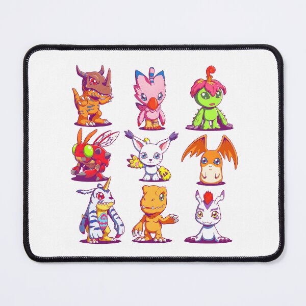 Item preview, Classic Rookie Digital Monsters all Squad Grid Art cute illustration  designed and sold by sabartgunpla.