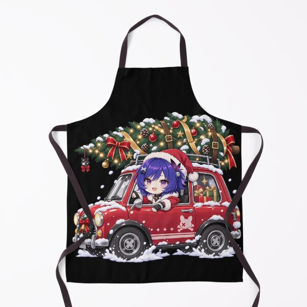Item preview, Prune Genshin Impact Christmas Chibi Car Tree designed and sold by mildaclairmo.