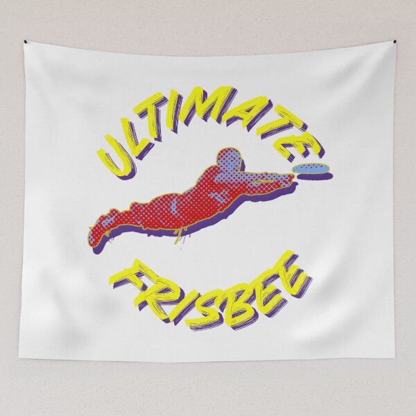 Item preview, Ultimate Frisbee Halftone Diving Catch designed and sold by GuettoUnderClothing.