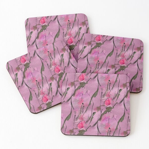 Item preview, Spring Floral Abstract Pattern in Pink designed and sold by Artistestella.