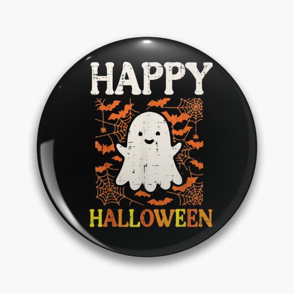 Item preview, Happy Halloween Cute Ghost Spooky Season Retro Kids Shirt    designed and sold by KiblyTees.
