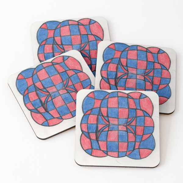 Item preview, Red Blue Bubbles designed and sold by natchanok.