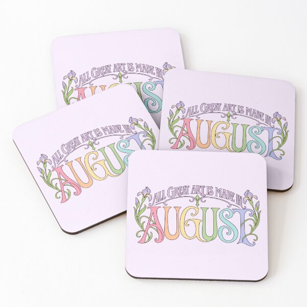 Item preview, All Great Art Is Made In August Art Nouveau designed and sold by Fun In The Sun .