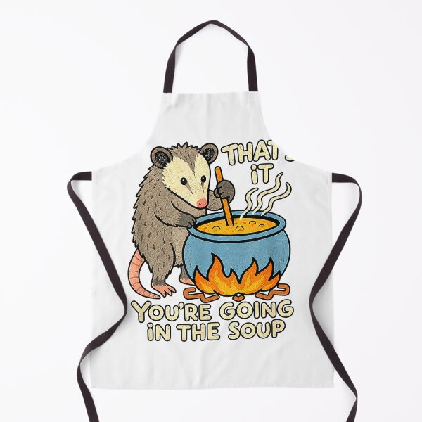 Item preview, That's It You're Going in The Soup Possum T-Shirt designed and sold by Dreamers333.