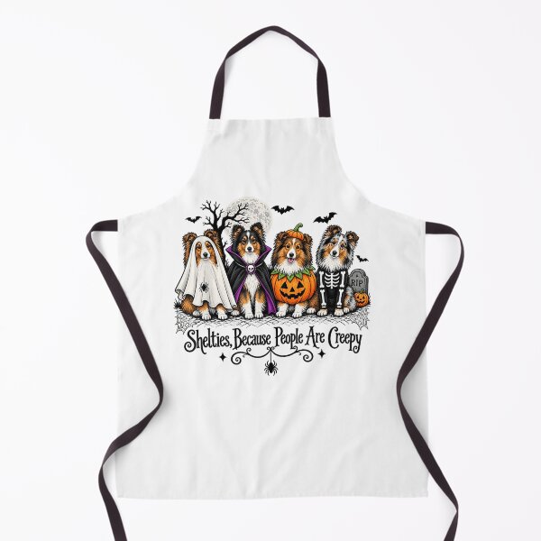 Item preview, Shelties Because People Are Creepy Halloween Dogs Costume designed and sold by ParkerDuerson.