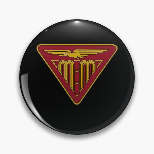 Item preview, Italian Motorcycle Manufacturer Red Shield Golden Eagle designed and sold by GustaDesforges.
