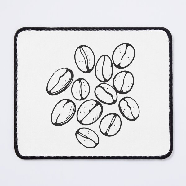 Item preview, Coffee Beans Natural 1 Line Art Gift designed and sold by OneLine Studio.