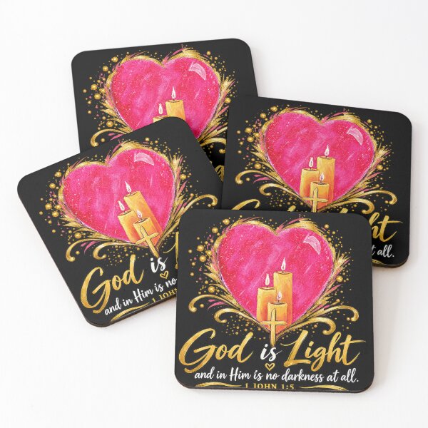 Item preview, God is Light 1 John 1:5 designed and sold by Aslan Heart Studio.