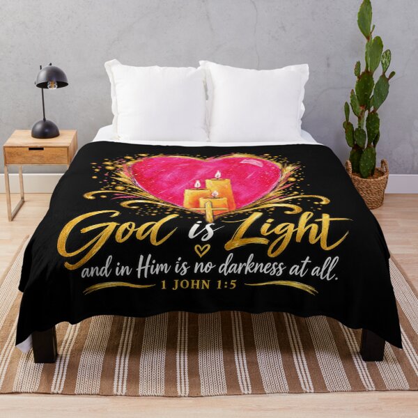 Item preview, God is Light 1 John 1:5 designed and sold by Aslan Heart Studio.