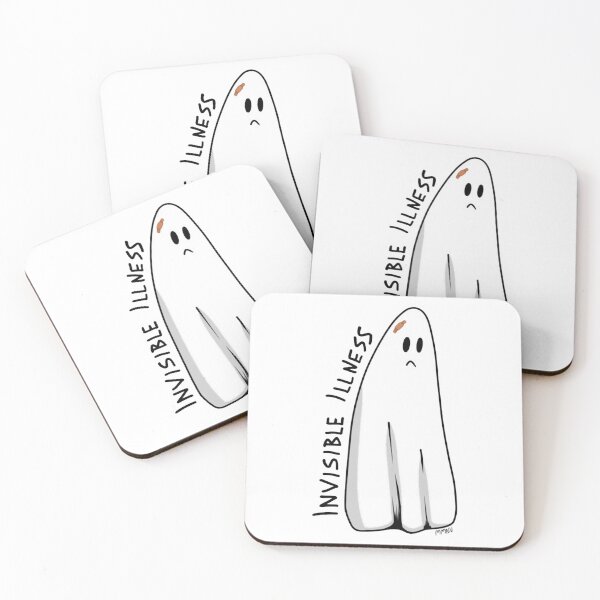 Item preview, Invisible Illness Ghost Mental Health Awareness Art designed and sold by MMNVART.