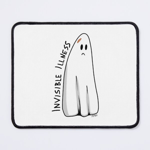 Item preview, Invisible Illness Ghost Mental Health Awareness Art designed and sold by MMNVART.