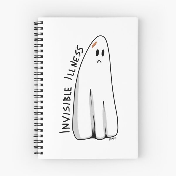 Item preview, Invisible Illness Ghost Mental Health Awareness Art designed and sold by MMNVART.