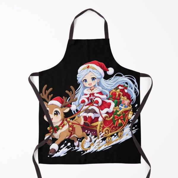 Item preview, Lenessia Erhart Cowen Log Horizon Christmas Reindeer Sleigh Ride designed and sold by mildaclairmo.
