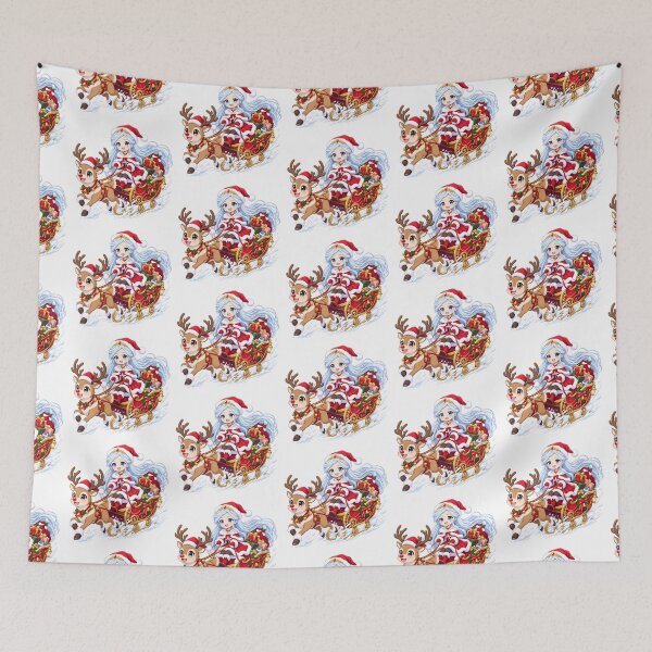 Item preview, Lenessia Erhart Cowen Log Horizon Christmas Reindeer Sleigh Ride designed and sold by mildaclairmo.