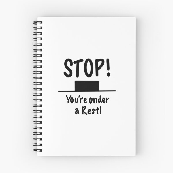 Item preview, STOP! You're under a (Minim) Rest! designed and sold by thatmusiclife.