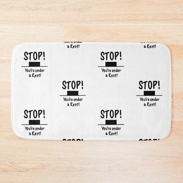 Item preview, STOP! You're under a (Minim) Rest! designed and sold by thatmusiclife.