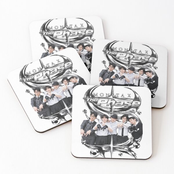 Item preview, MONSTA X The Phase Black White Group Design designed and sold by Valeree Store.