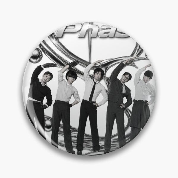 Aperçu de l'œuvre MONSTA X The Phase Monochrome Group Visual créée et vendue par Valeree Store.