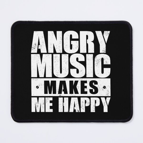 Item preview, Angry Music Makes Me Happy - Funny Rock Metal Music Lover designed and sold by qarinefesia.