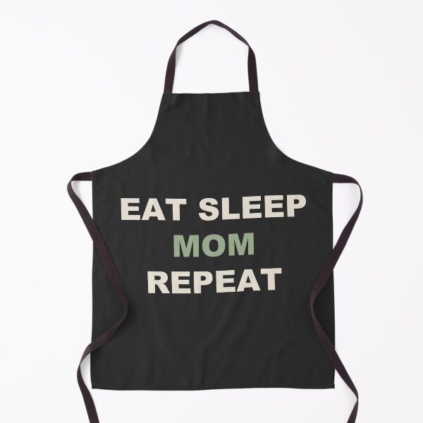 Item preview, Eat Sleep Mom Repeat - Mom Life designed and sold by RetroThreadWorks.