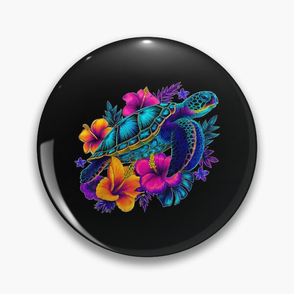 Item preview, Retro Sea Turtle Summer Beach Ocean Animal Aloha Maui Hawaii  designed and sold by RannaHile.