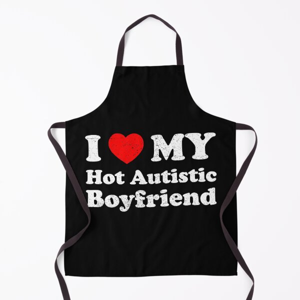 Item preview, I Love My Hot Autistic Boyfriend - I Heart My Autistic BF designed and sold by qarinefesia.