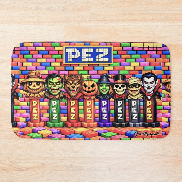 Item preview, Ultimate Halloween PEZ Collection Scarecrow, Zombie, Wolfman & Dracula Cartoon designed and sold by The Art Queen Of Michigan .