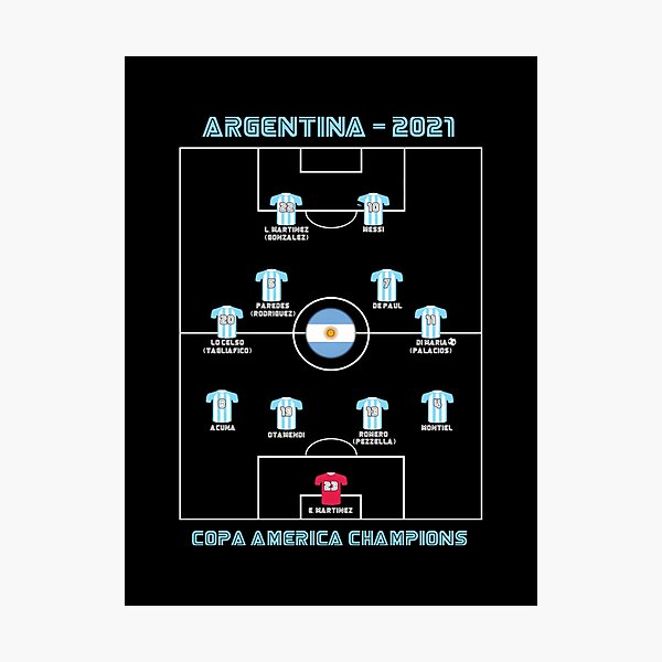 Item preview, Argentina Legendary Football Team Vintage Soccer History Design designed and sold by LyricGoins.