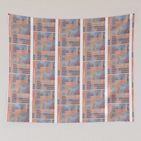 Item preview, A Wild Card Striped Day Of A Hue. designed and sold by PostersPoste.