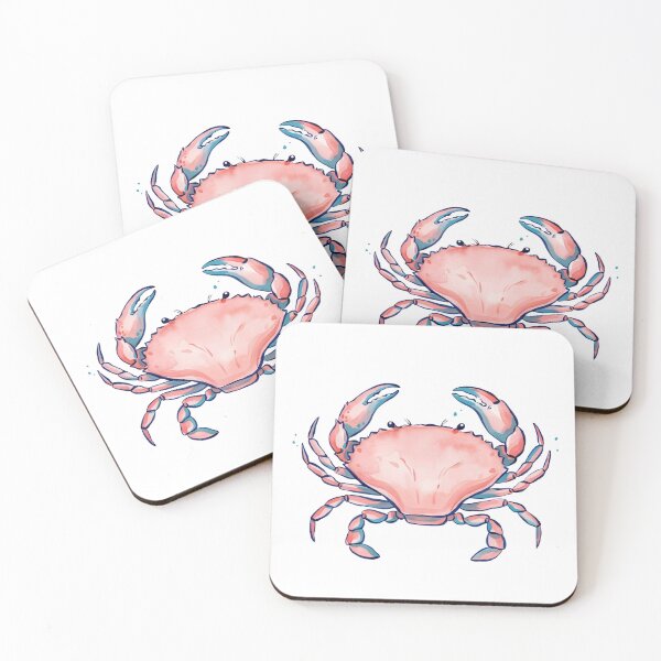 Item preview, Watercolor crab designed and sold by ReneeW7.