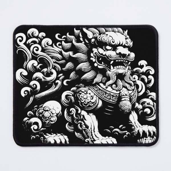 Item preview, Dark Art Chinese Foo Dog Komainu Guardian designed and sold by MORSPECTIVE.