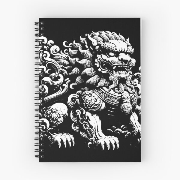 Item preview, Dark Art Chinese Foo Dog Komainu Guardian designed and sold by MORSPECTIVE.