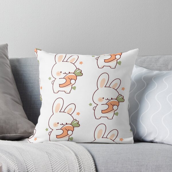 Item preview, Cute Bunny with Carrot – Adorable Cartoon Art designed and sold by rudicreations.